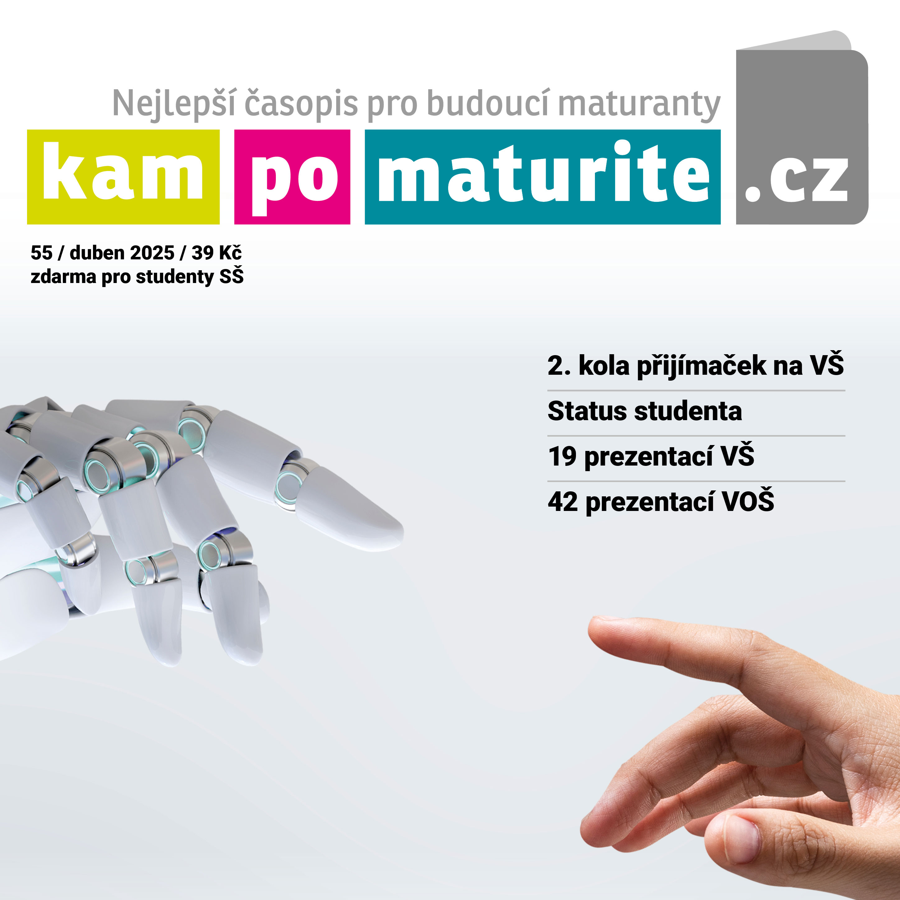 �asopis KamPoMaturit�.CZ 55 titulka �tverec