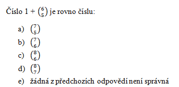 testy matematika kombinatorika p��klad 42